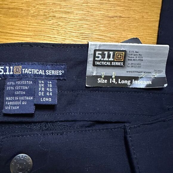 NWT 5.11 Tactical Stryke navy pants 14L - Picture 4 of 9